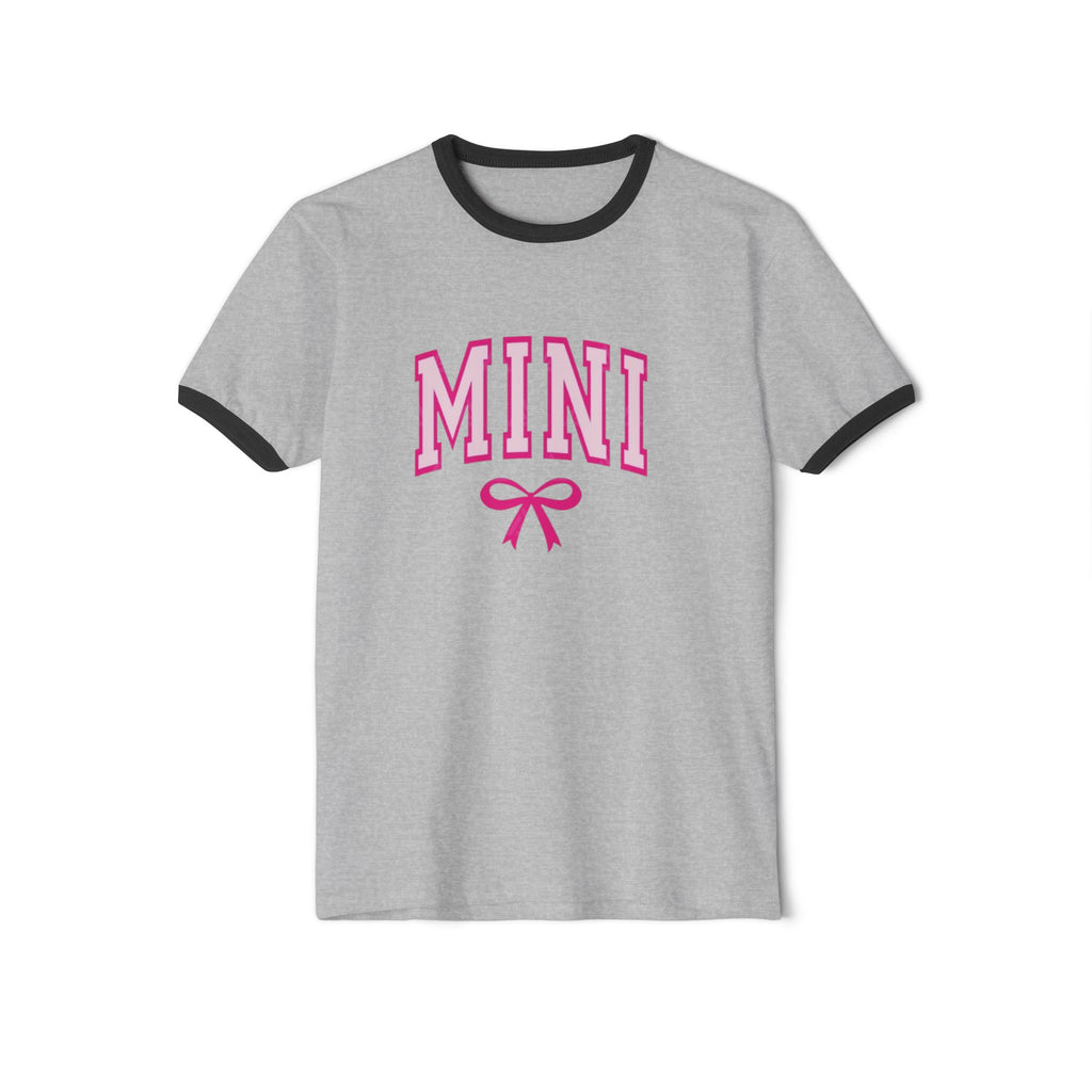 Mini Ringer T-Shirt with Back Number 12 — Cute Matching Family Tee