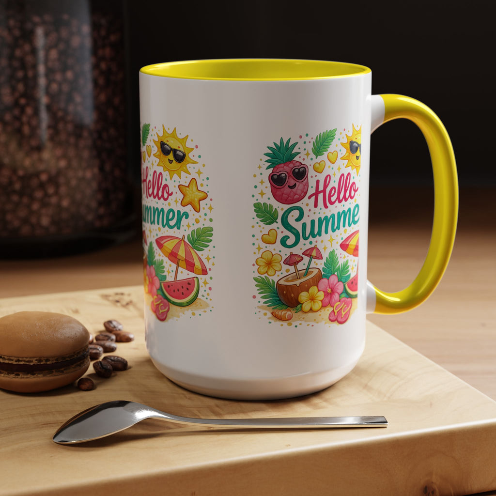 Accent Coffee Mug - Hello Summer
