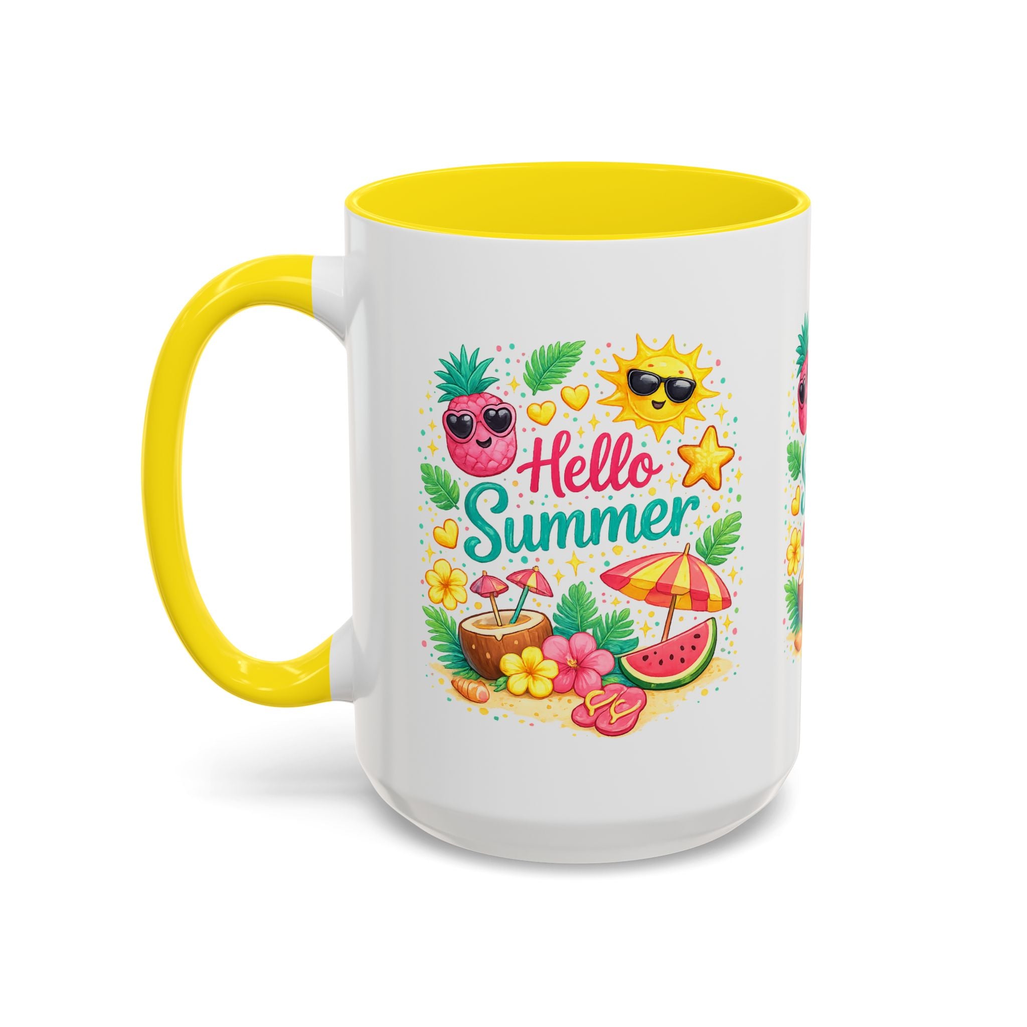 Accent Coffee Mug - Hello Summer