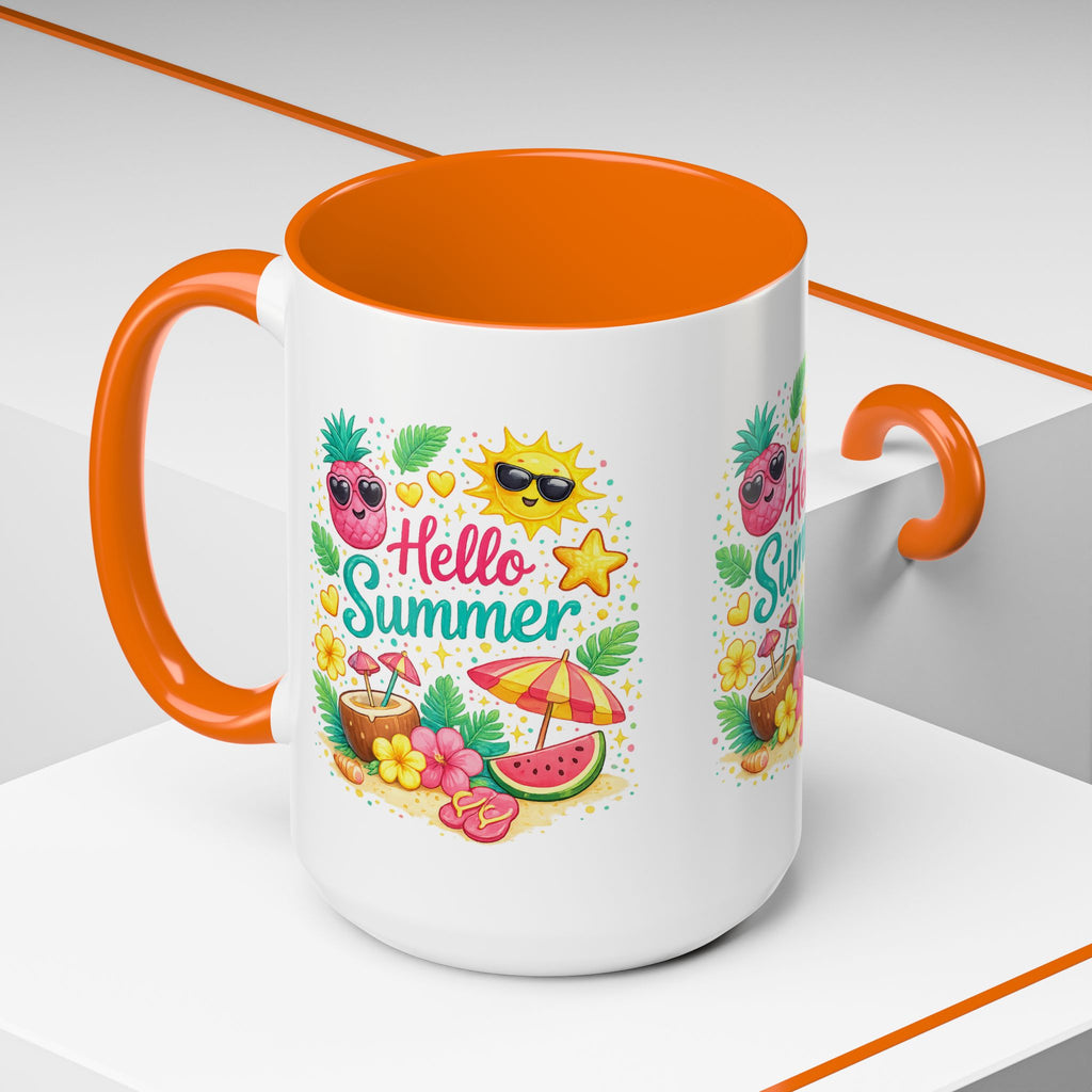 Accent Coffee Mug - Hello Summer