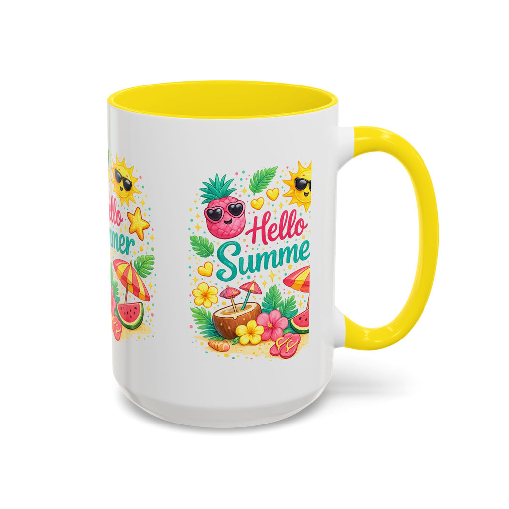 Accent Coffee Mug - Hello Summer
