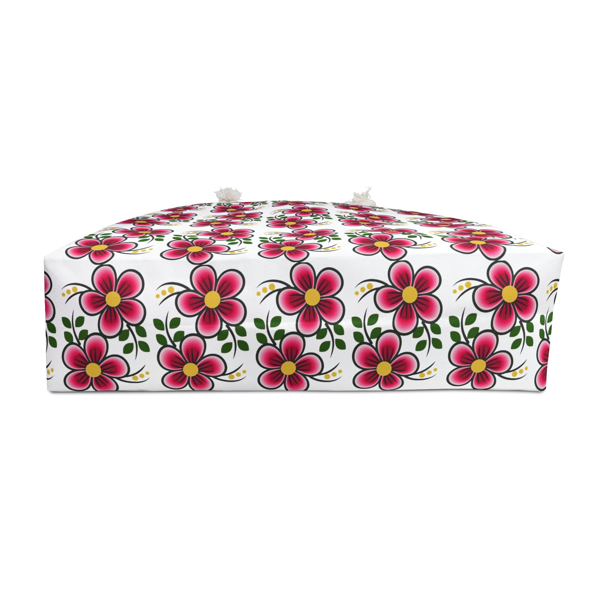 Pink Floral Weekender Bag — Large Patterned Travel Tote