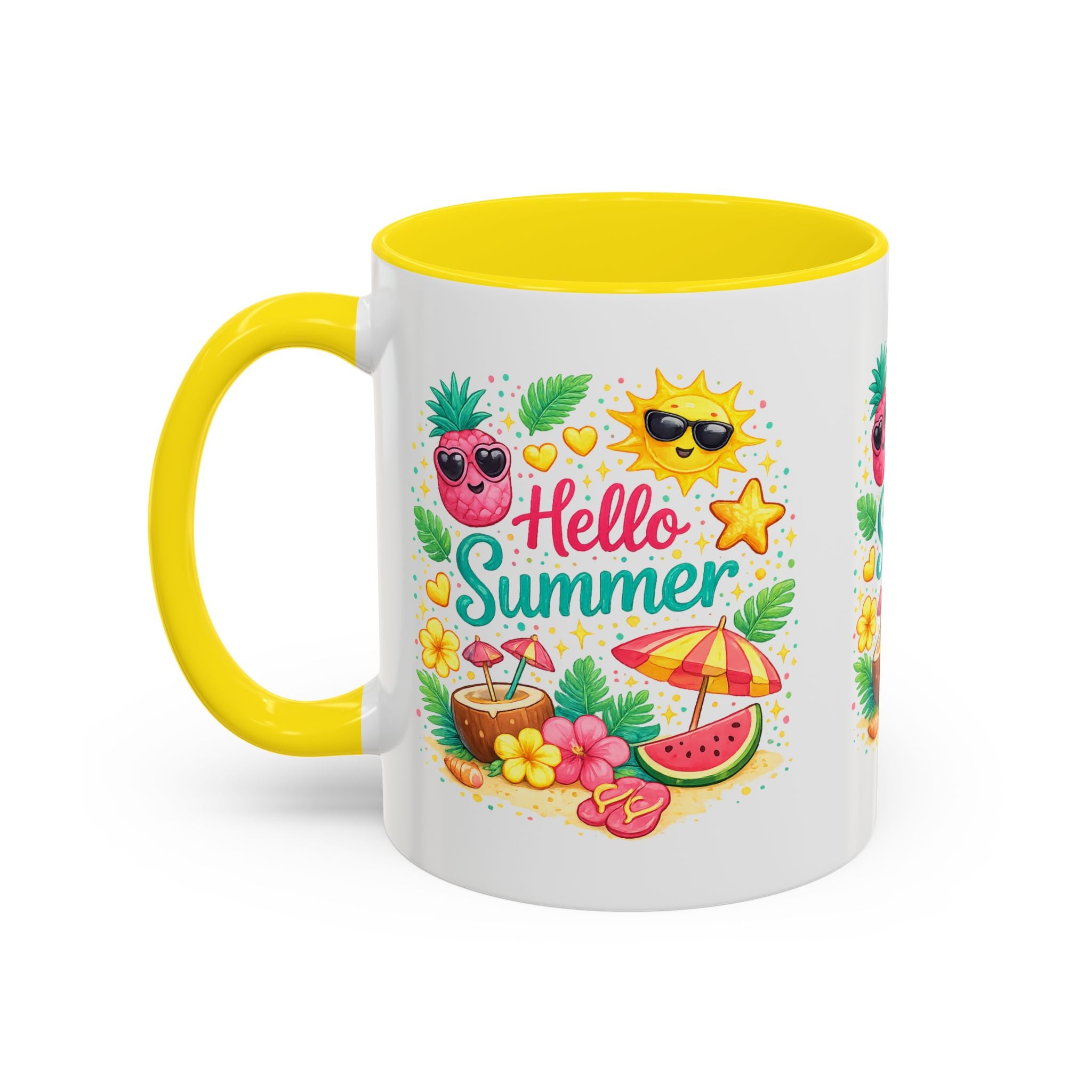 Accent Coffee Mug - Hello Summer