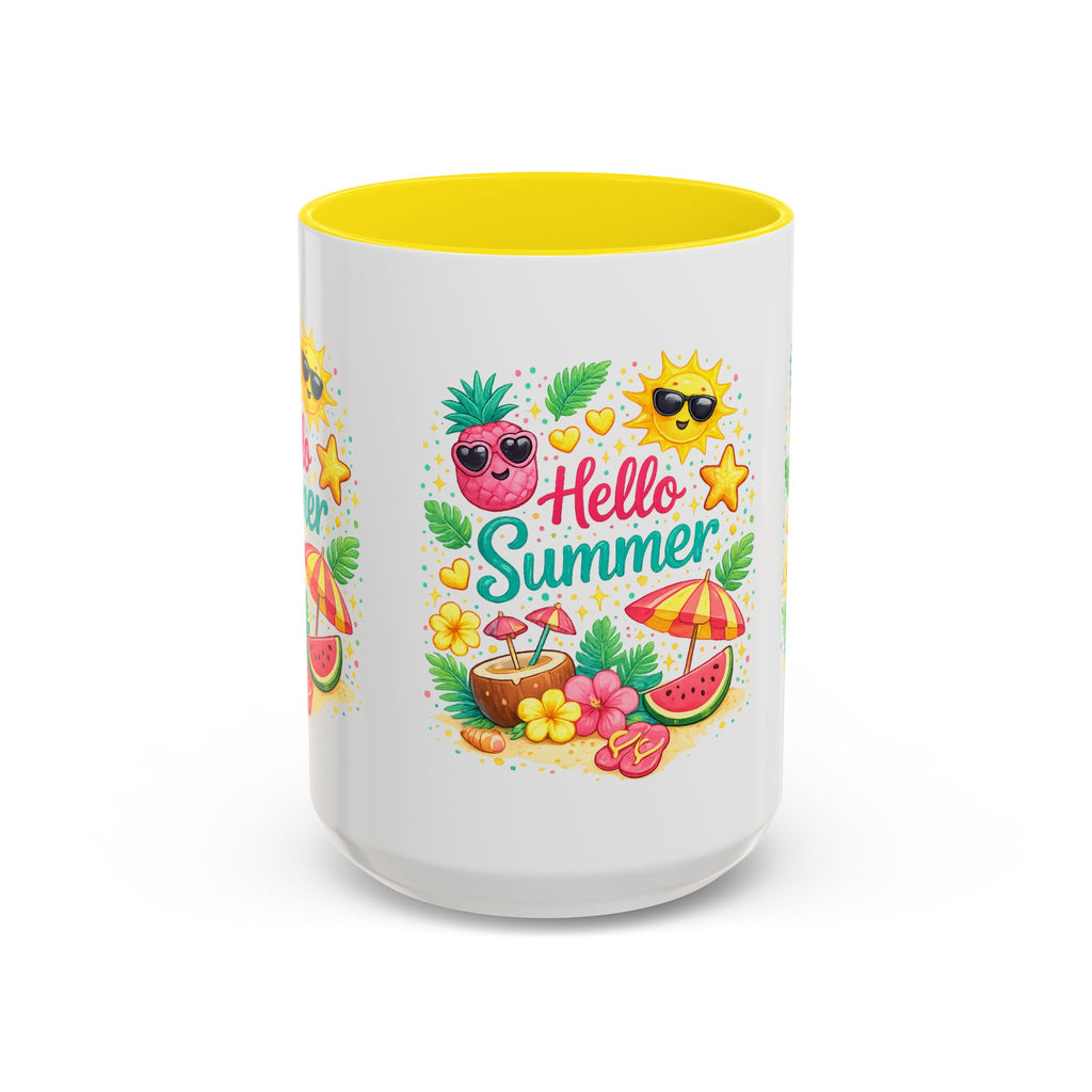 Accent Coffee Mug - Hello Summer
