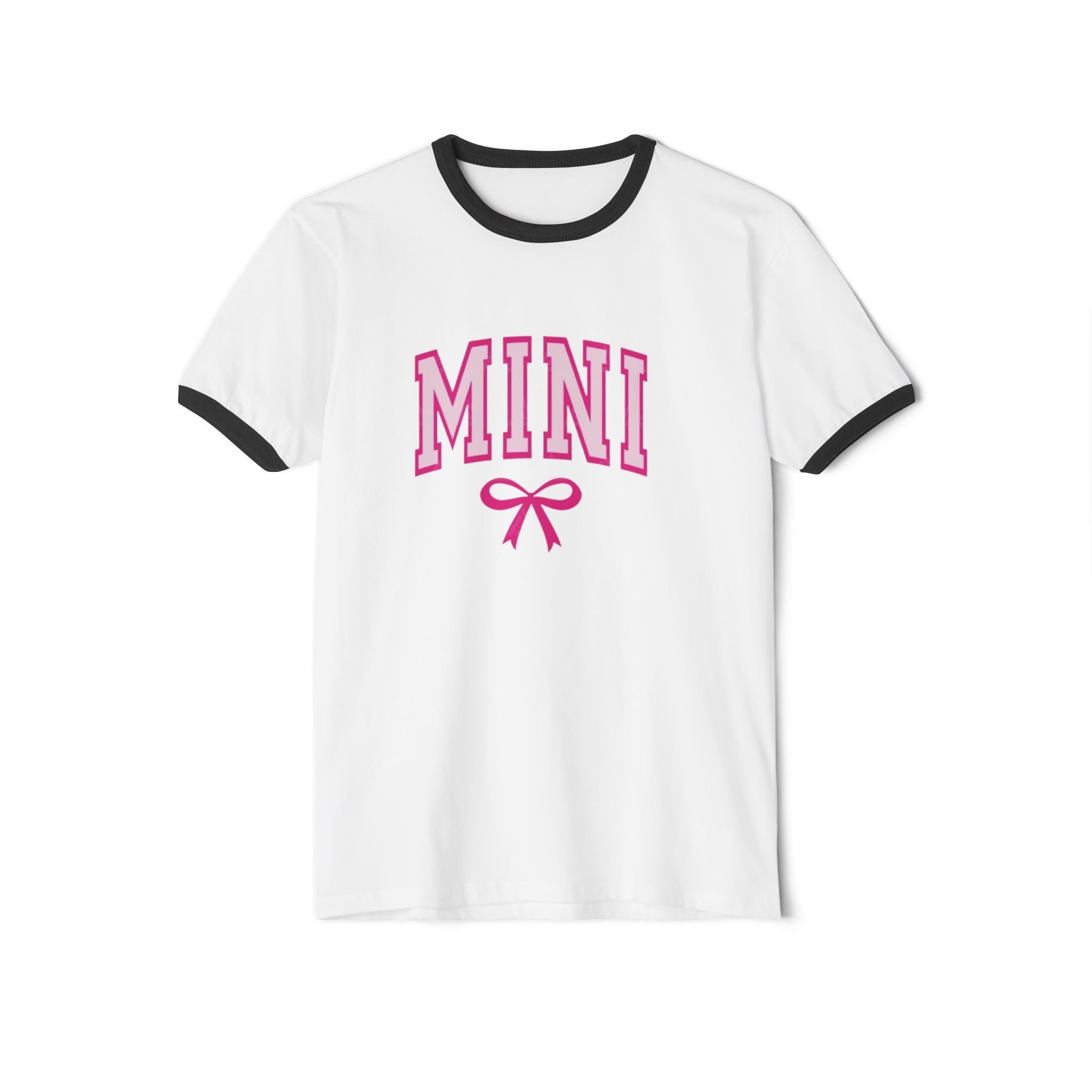 Mini Ringer T-Shirt with Back Number 12 — Cute Matching Family Tee