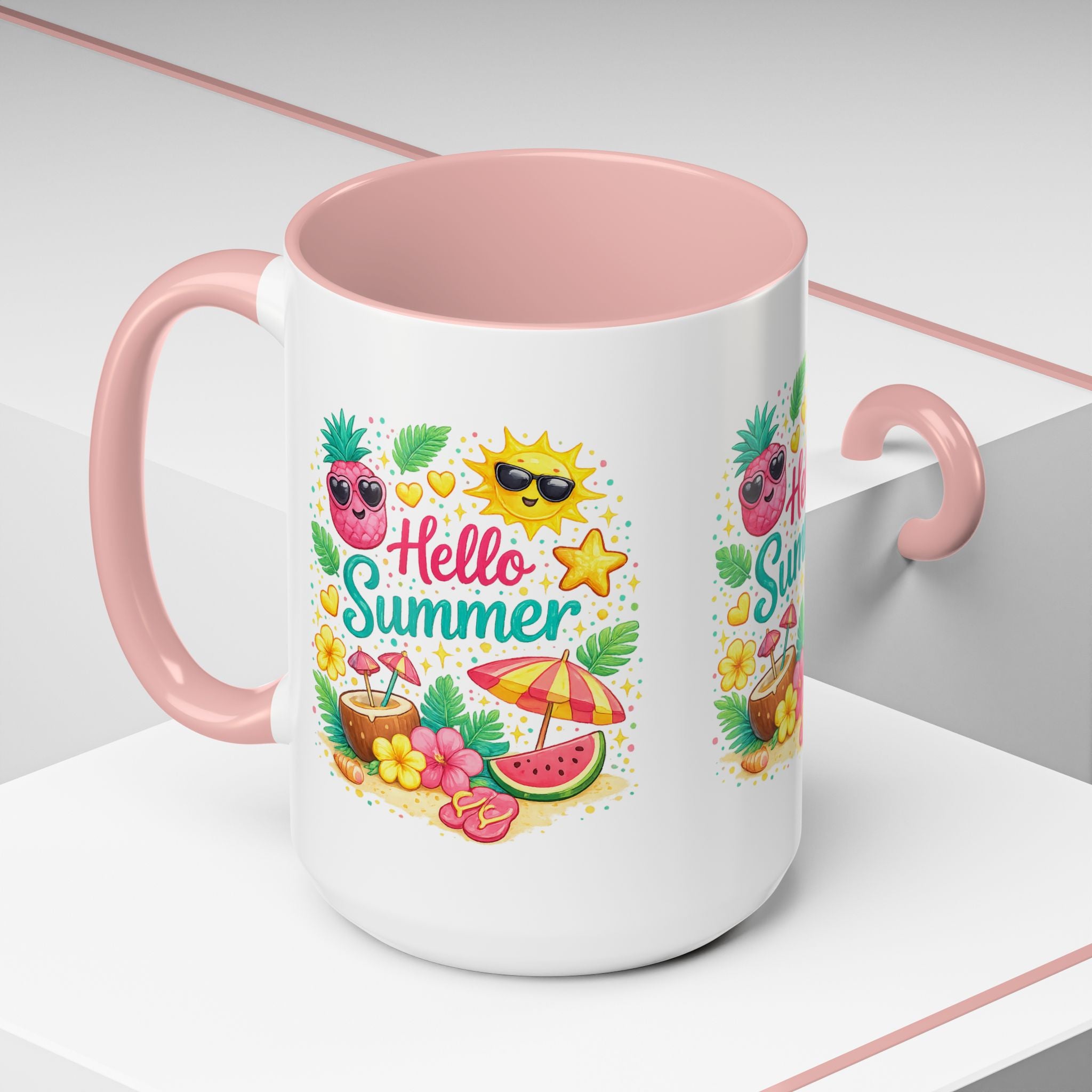 Accent Coffee Mug - Hello Summer