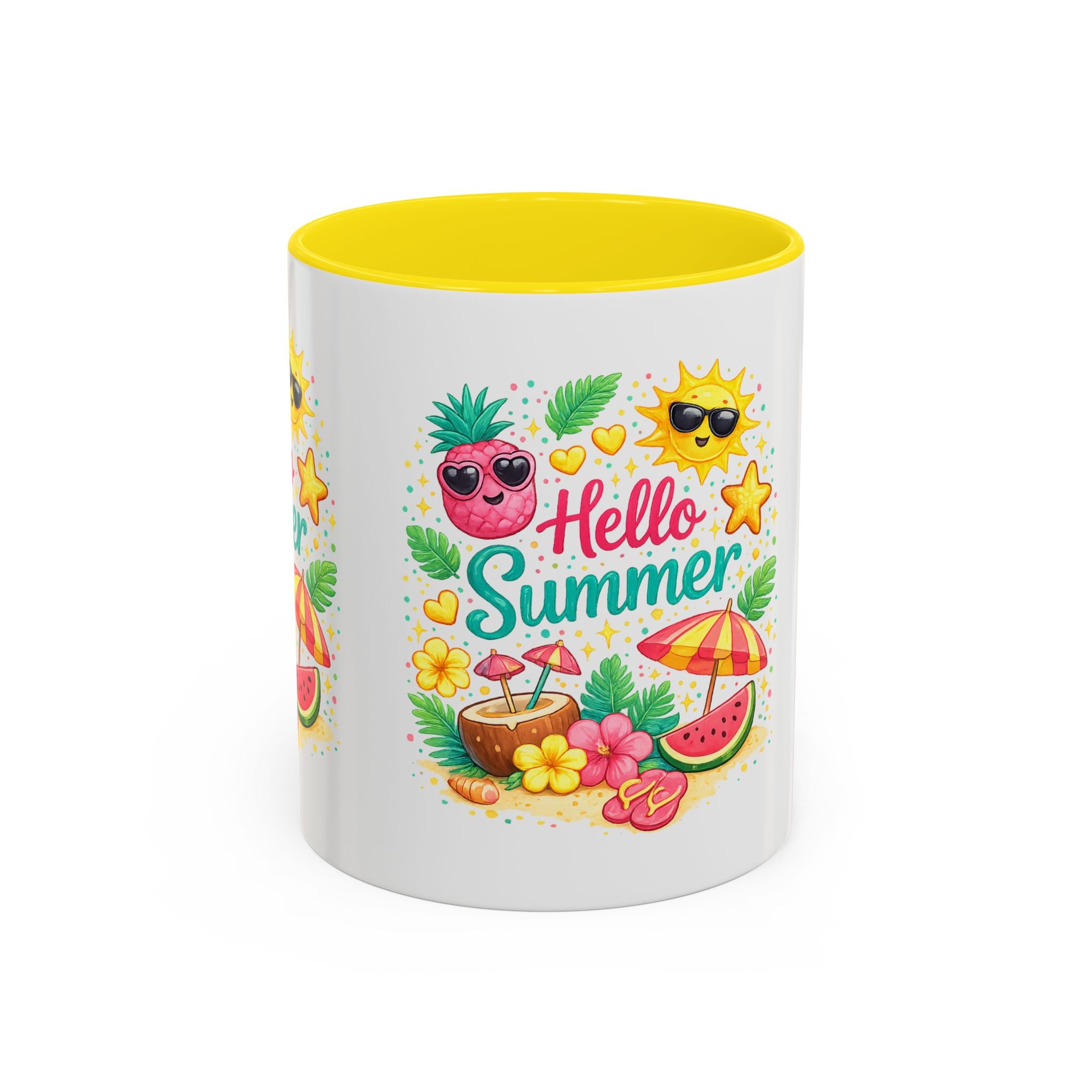 Accent Coffee Mug - Hello Summer